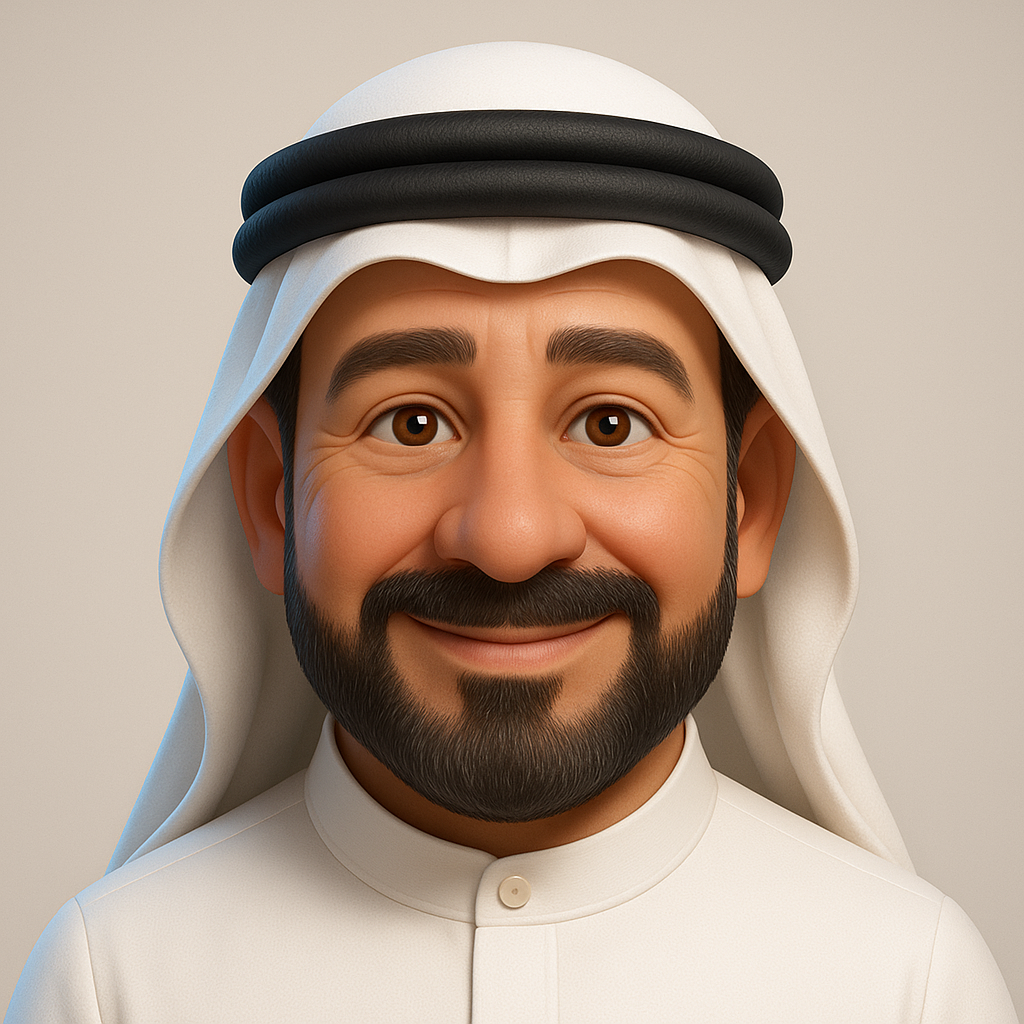 Middle-aged Arab Man Avatar